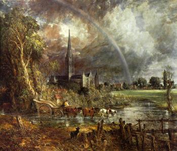 John Constable : Salisbury Cathedral from the Meadows II